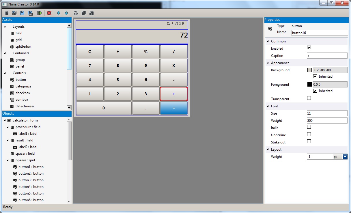 Calculator UI